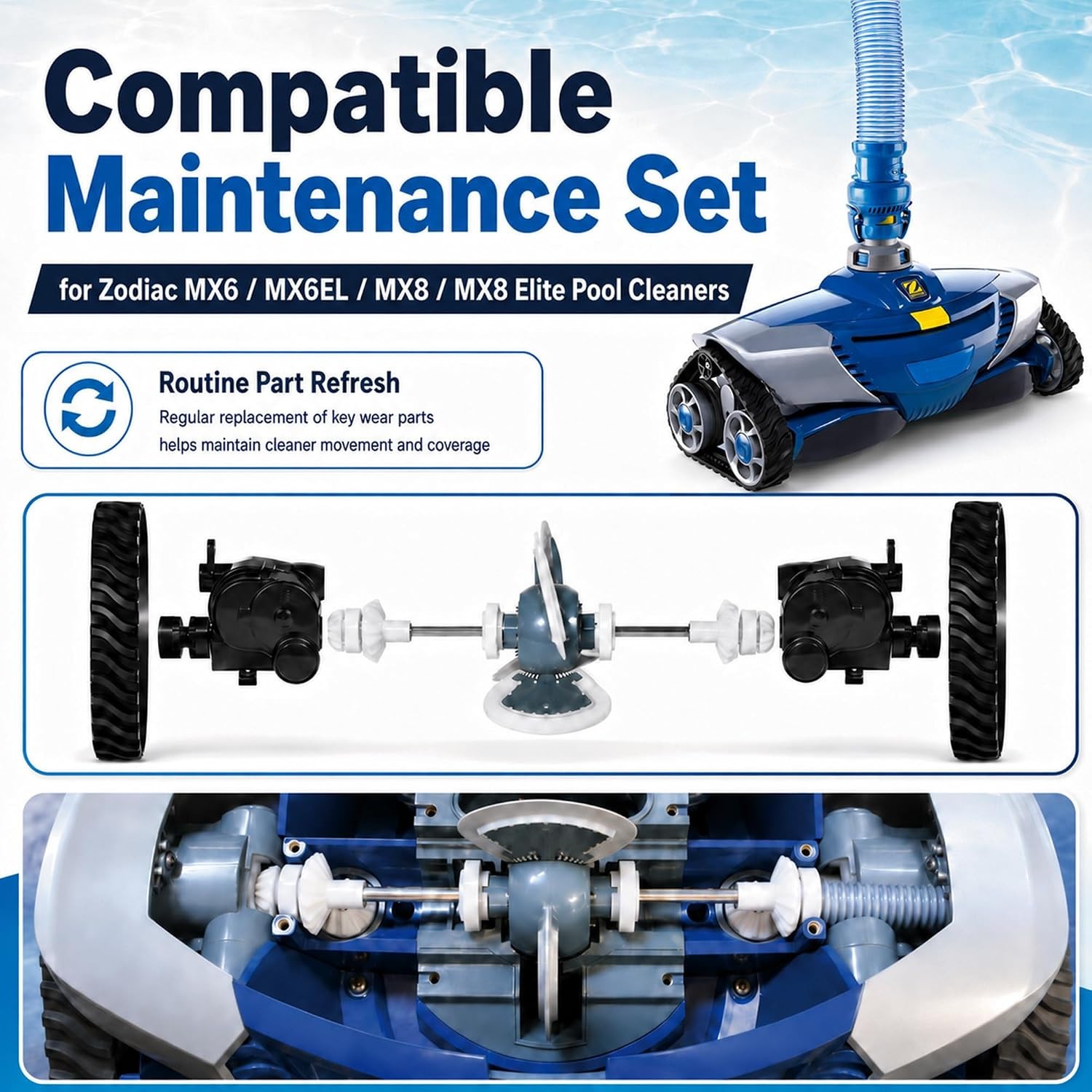 Zodiac Elite Tune Up for R0796200 MX6/MX6 Elite MX8 MX8 Elite Pool Cleaner, S708