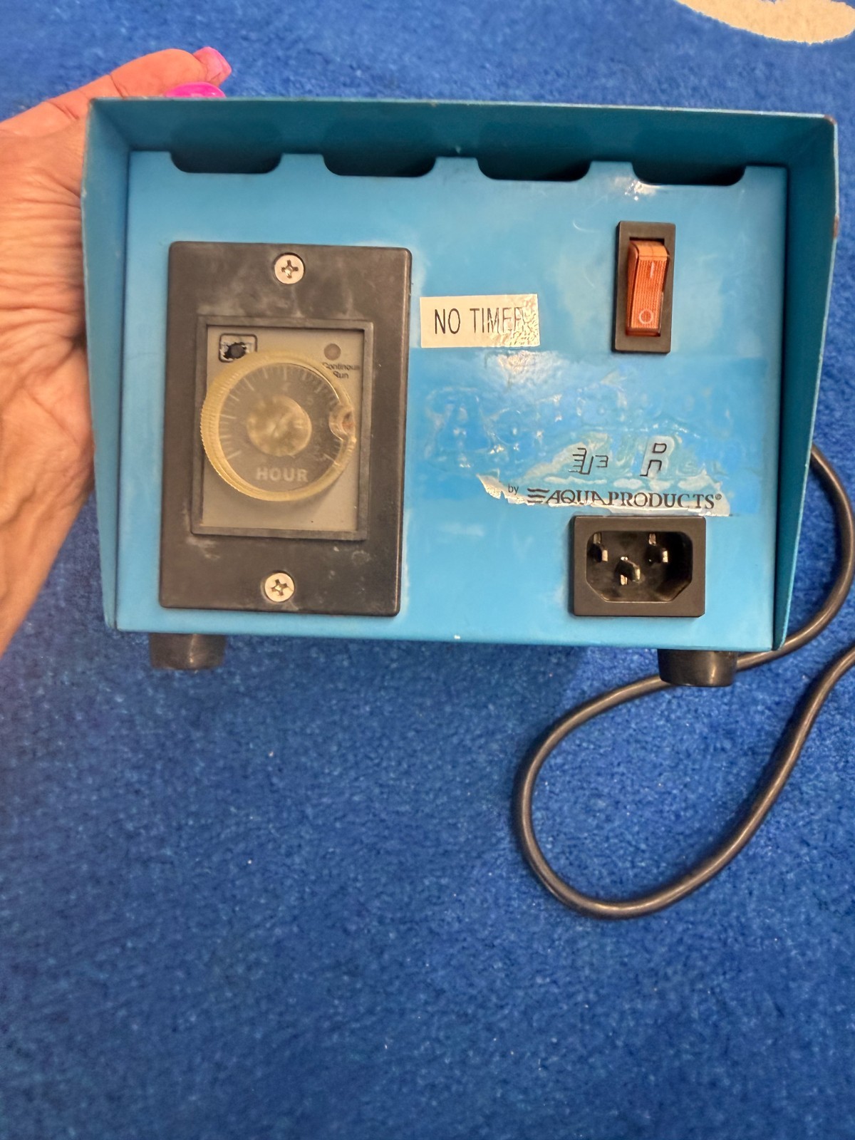 AQUABOT ® CLASSIC & AQUABOT TURBO POWER SUPPLY THREE PIN MALE SOCKET ( USED )
