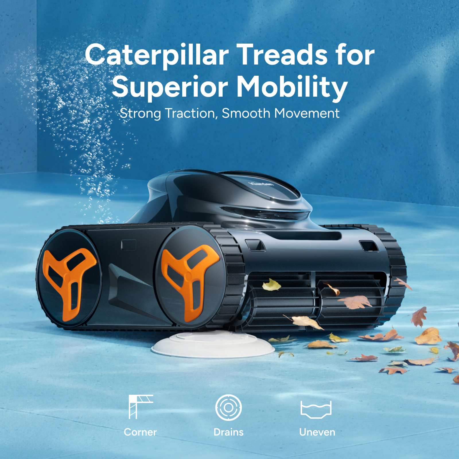 (2026 NEW) iGarden Robotic Pool Cleaner KN Series 210-Min Runtime