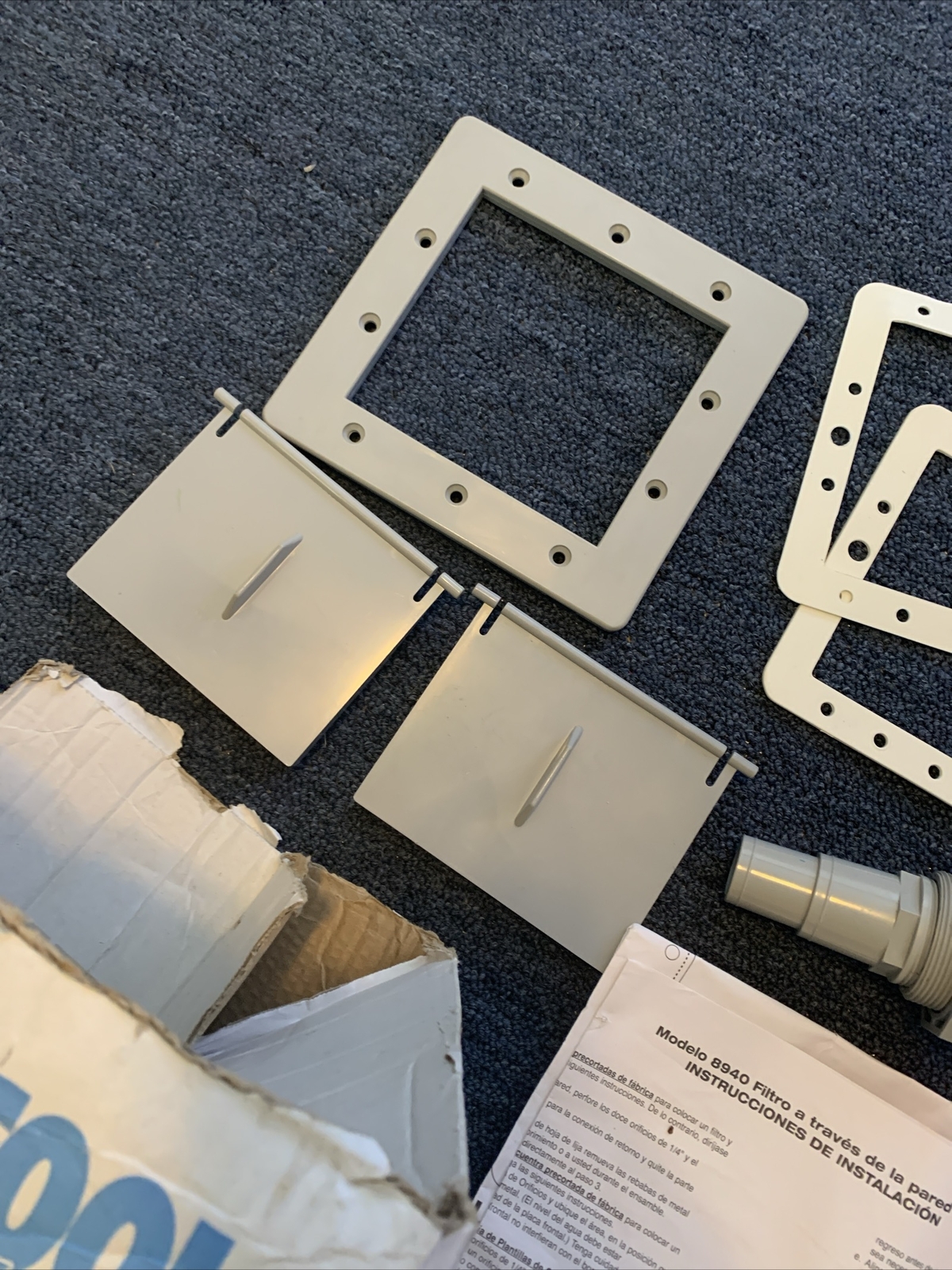 OPEN BOX – HydroTools Swimline 8940 Above Ground Pool Skimmer- Missing Vac Plate