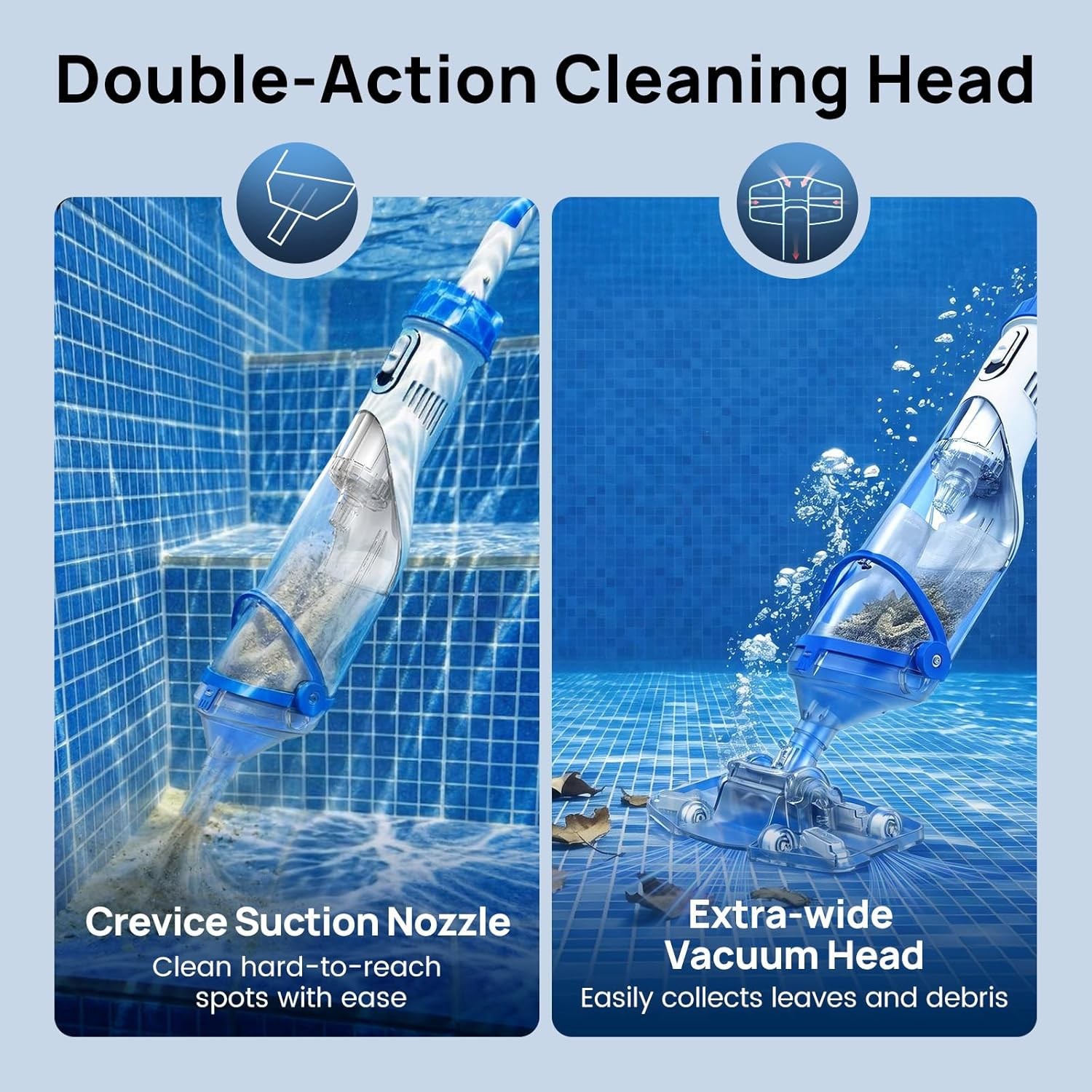 Cordless Pool Vac Above Ground Rechargeable