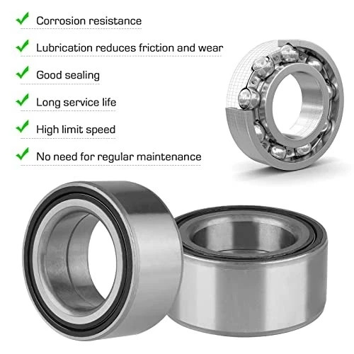 2PCS Front or Rear Wheel Bearing for Polaris Sportsman 550/850/1000 XP, RZR XP