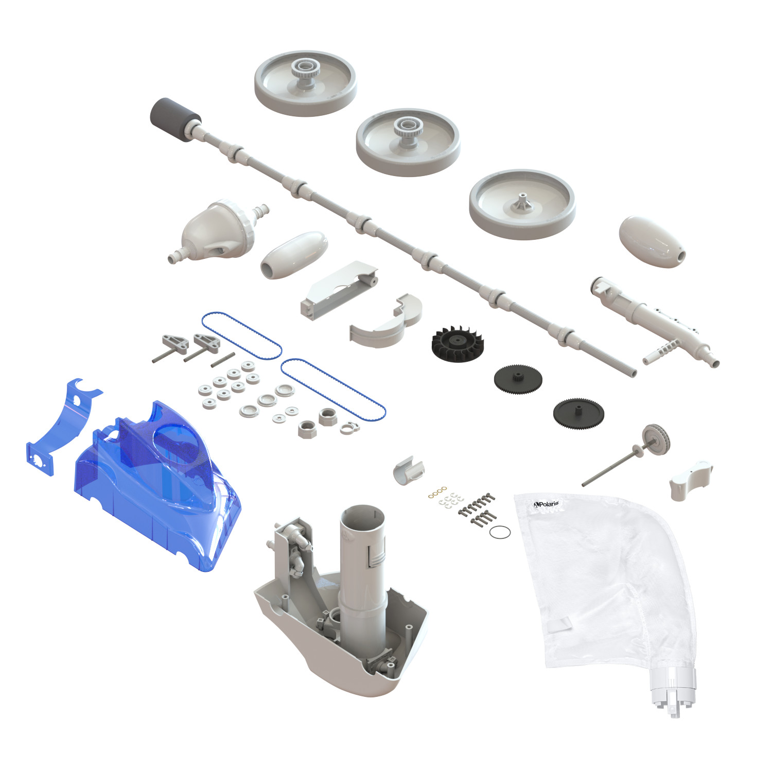 Polaris 380 Pressure Side Pool Cleaner Factory Rebuild Kit 9-100-9030