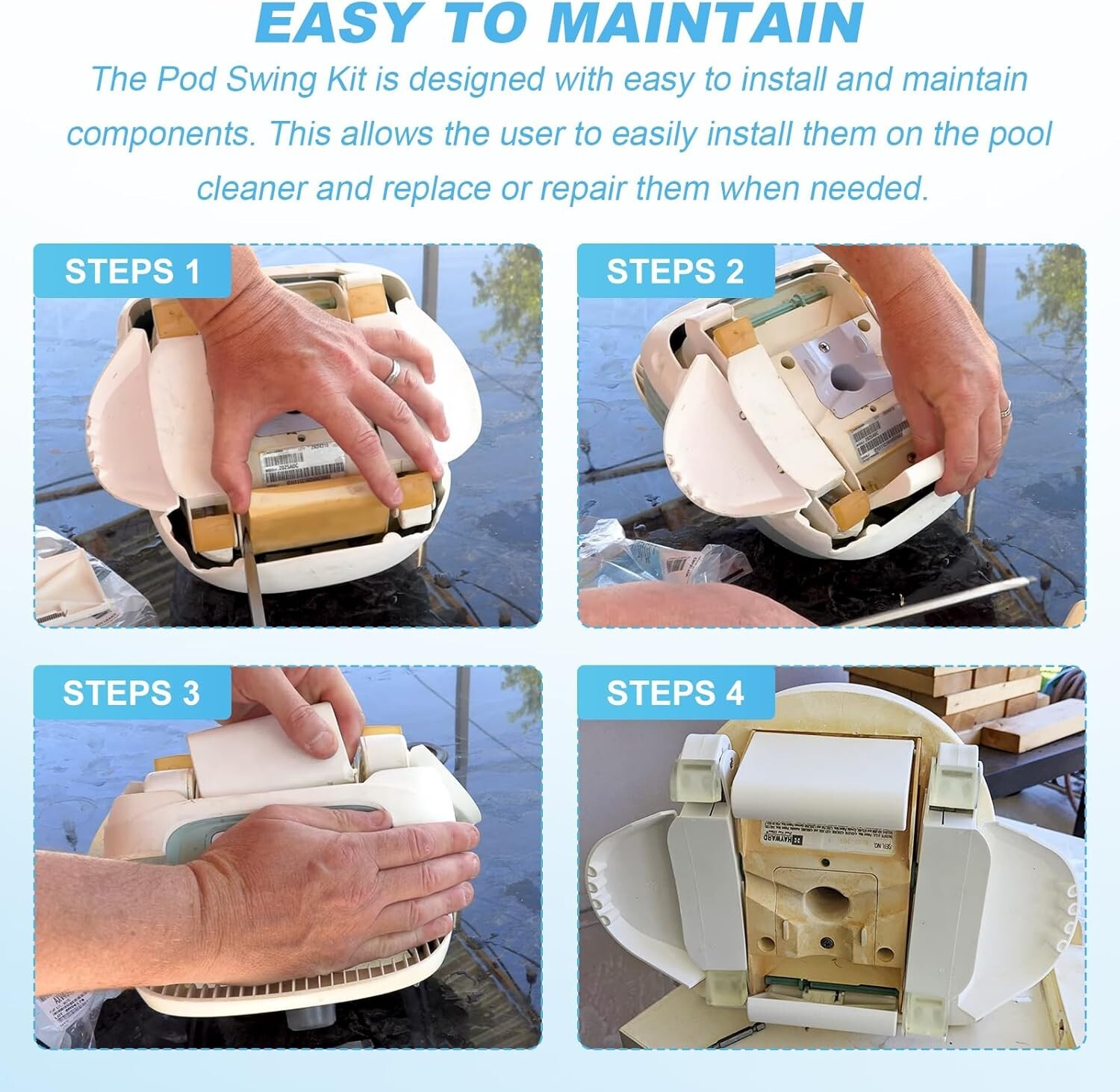 AXV417WHP Pool Cleaner Kit Compatible with Hayward Navigator Pool Vac Ultra Pool