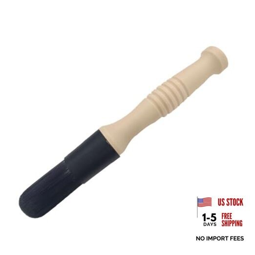 Car Parts Washer Brush, Bullet Head Parts Cleaning Brush for Cleaning Car Beige