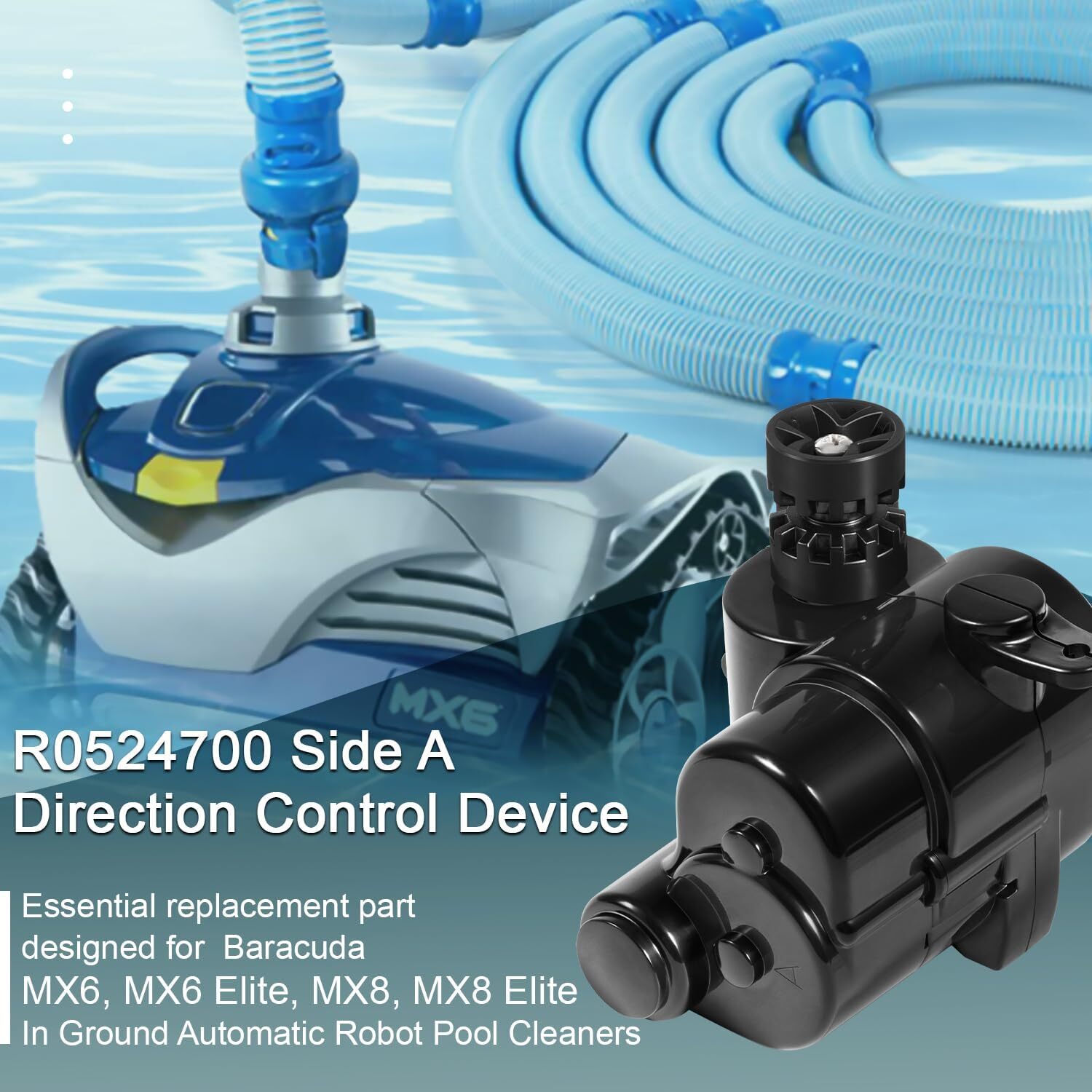 for Zodiac Baracuda MX8 Pool Cleaners R0524700 Side A Direction Control Device