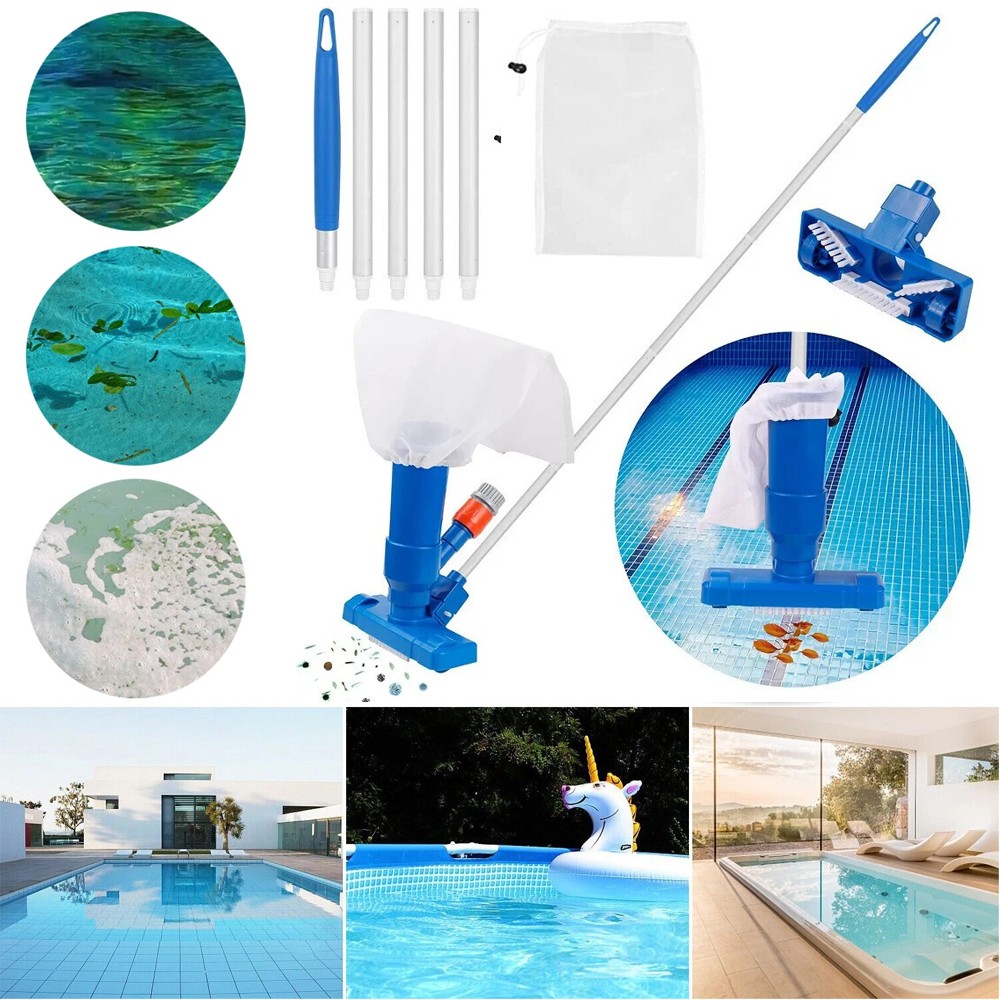 Swimming Pool Spa Suction Vacuum Head Cleaner Cleaning Kit Pool Accessories Tool