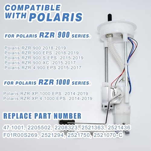 2205502 Fuel Pump Assembly Compatible with 2014-2019 2205502 Polaris RZR