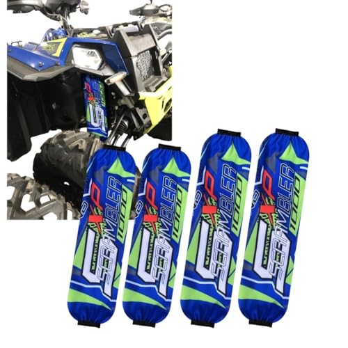 Polaris BLUE High-Performance ATV Shock Protector Covers