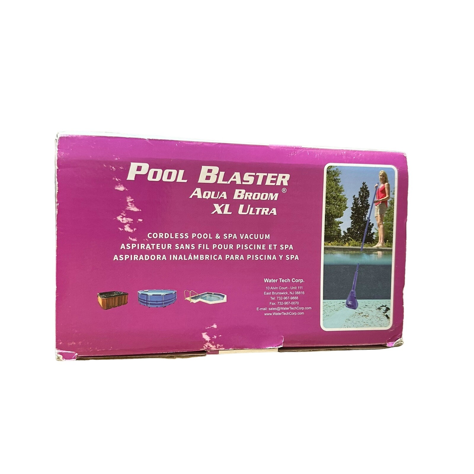 Pool Blaster Aqua Broom XL Ultra, Water Tech, Sectional Pool Pole New Open Box