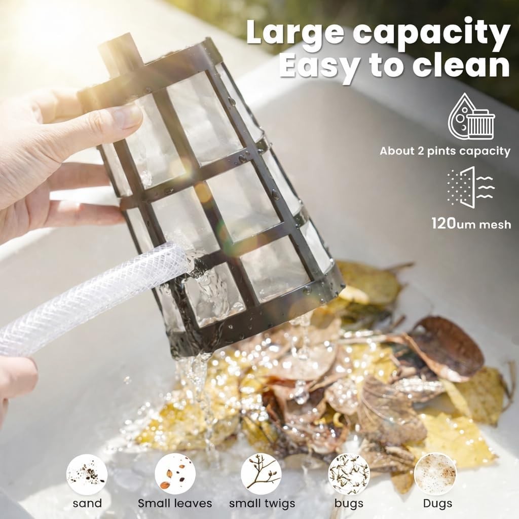 Handheld Pool Vacuum Cleaner, Updated Cordless Pool Cleaner with Powerful Suc…