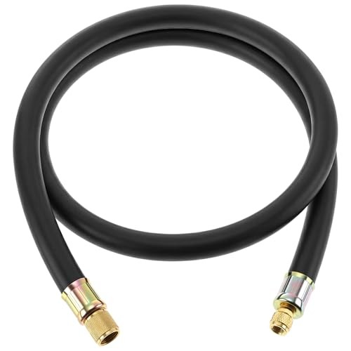 HVAC Refrigerant Charging Vacuum Hose, 6 ft, 800 Psi 1/2&Prime; to 1/4&Prime; Fittings