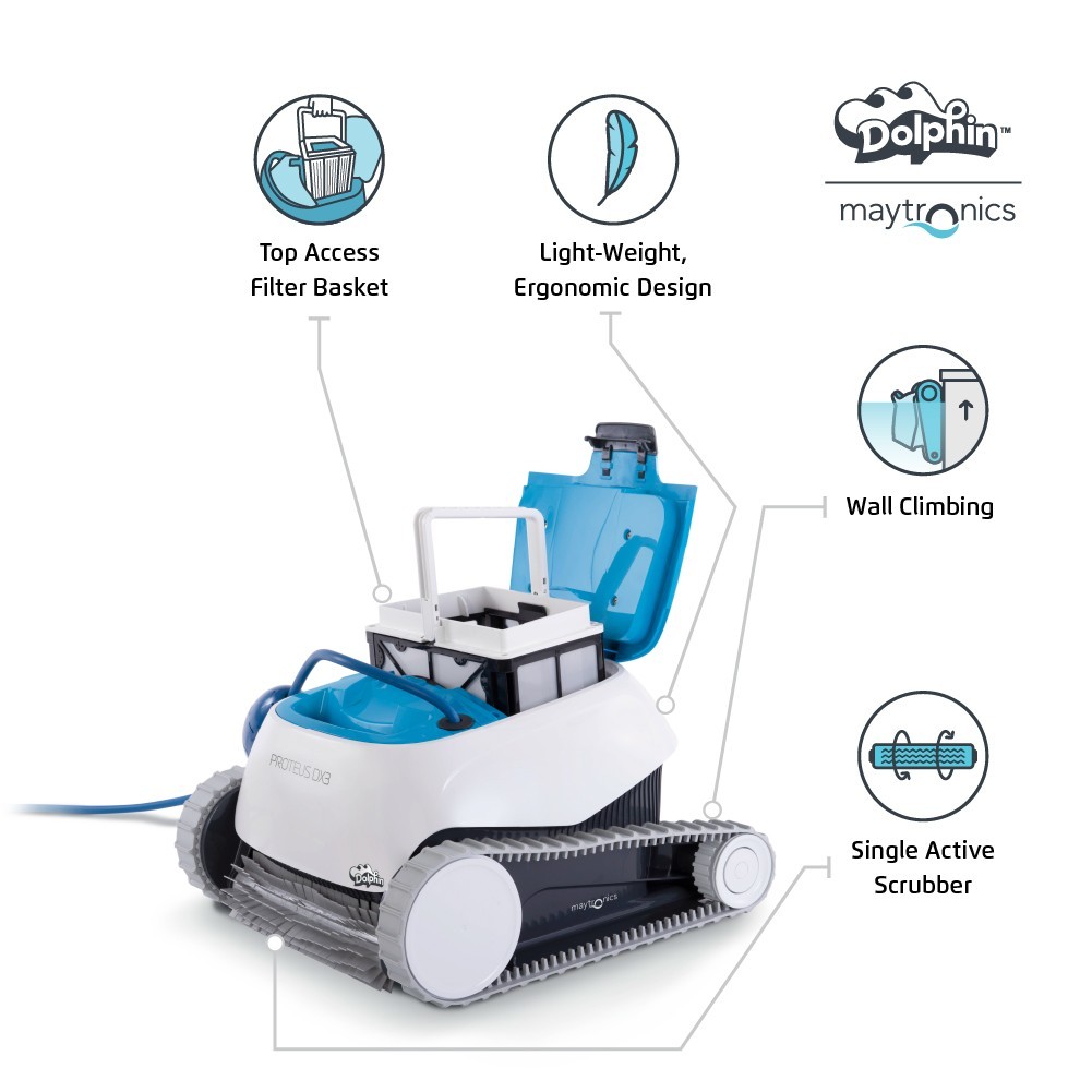 Dolphin Proteus DX3 robotic pool cleaner 88886114-LES