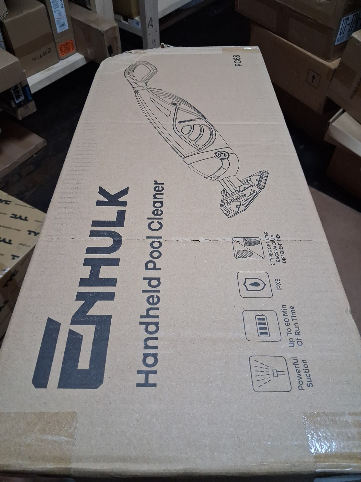 ENHULK PC68 Cordless Pool Vacuum Upgraded 26.5 GPM Beast Level Suction 6