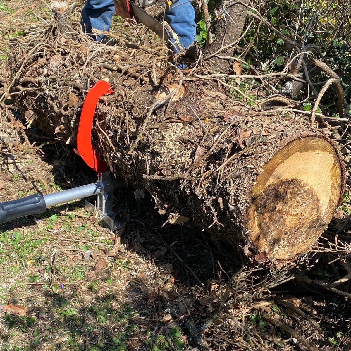 47 Inch TimberJack Forestry/Logging/Log Jack/Chainsaw/Log Lifter/Cant Silver
