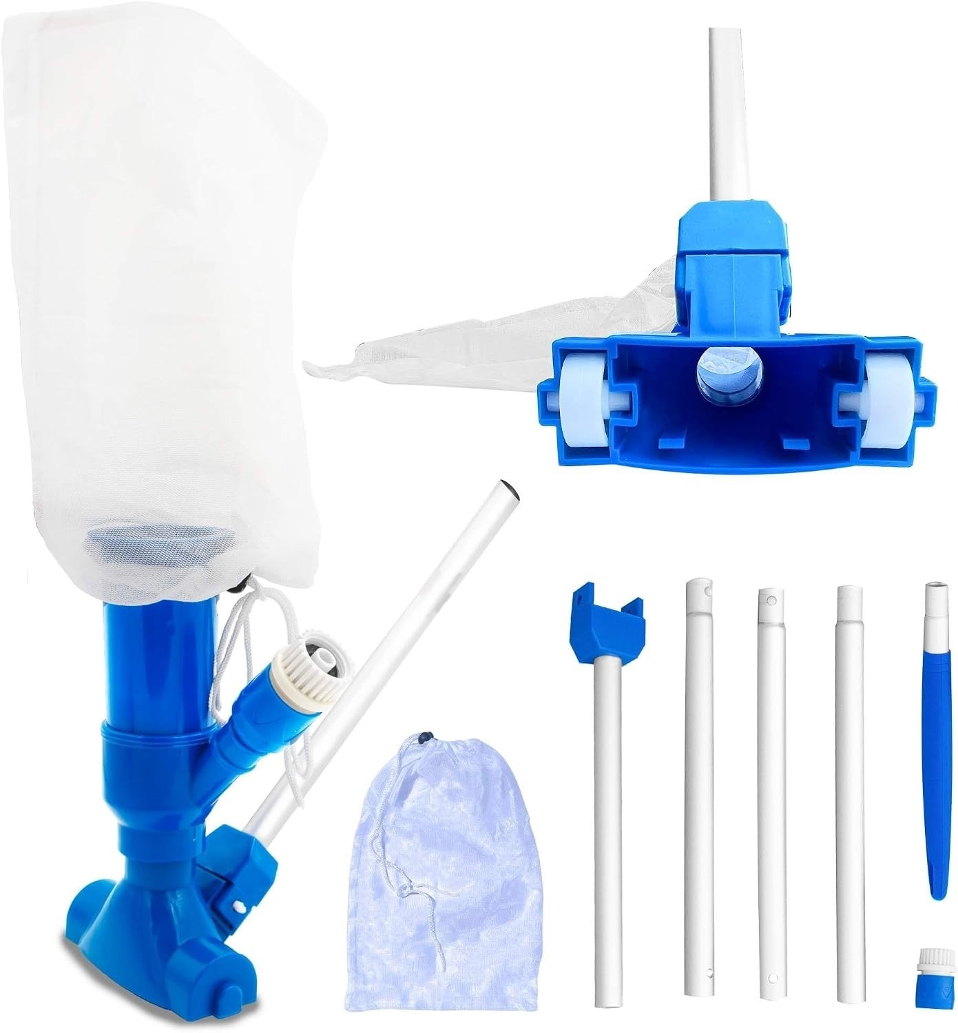 HYDROTOOLS Blue Mini Venturi Pool Vacuum – Cordless Cleaner for Spas & Above …