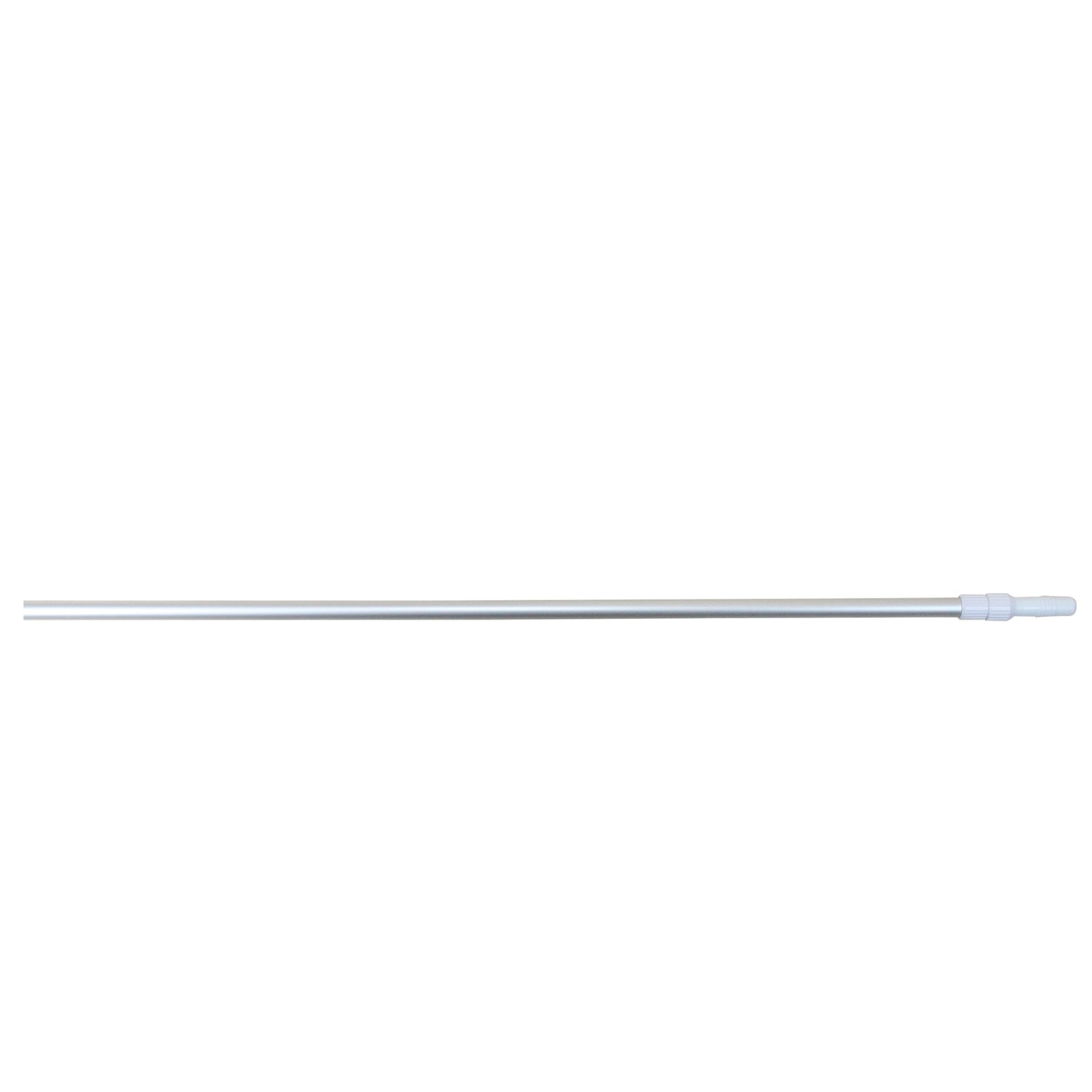 Pool Central 8.25-15.5FT Smooth Silver Telescopic Pole Vacuum Heads and Skimmers