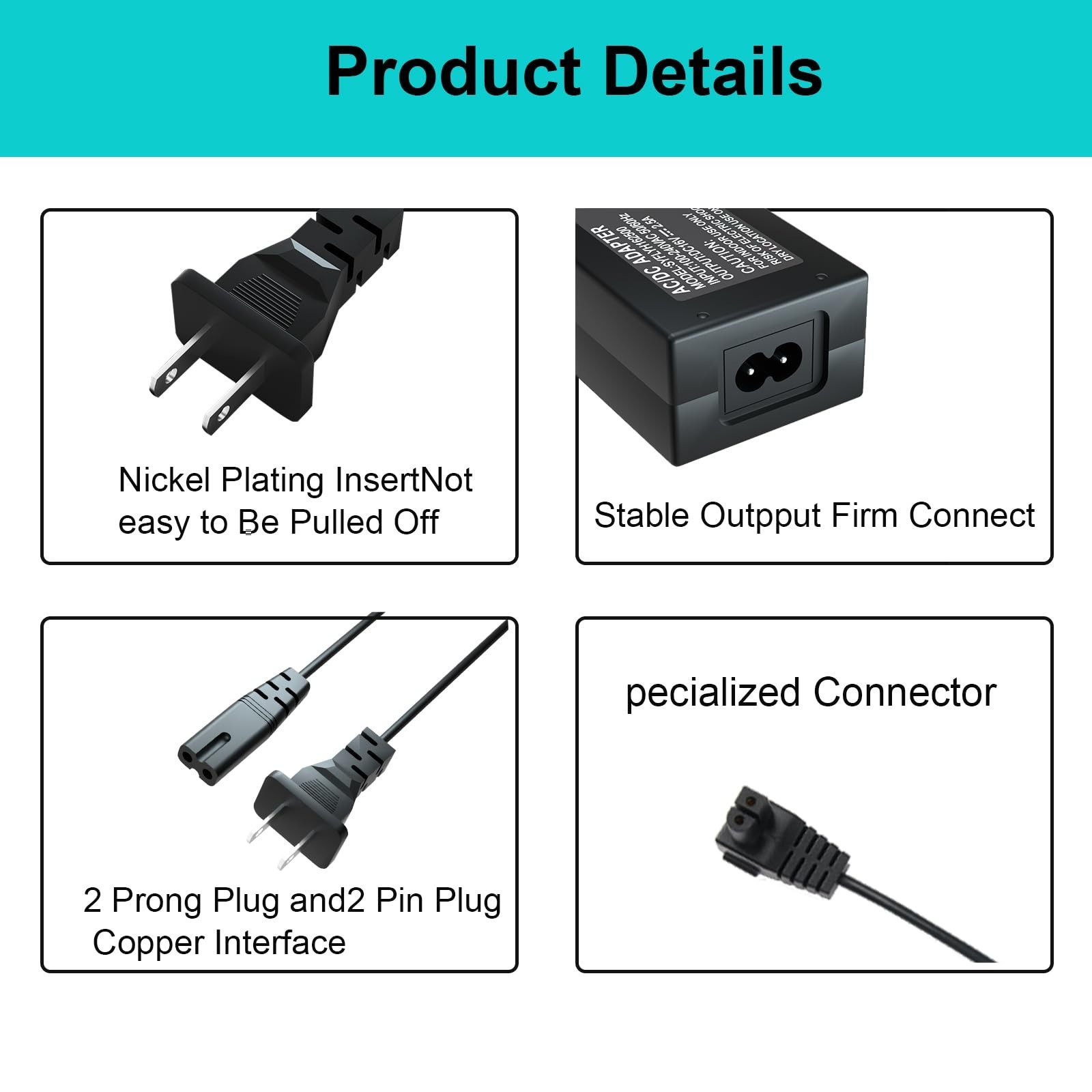 26V Charger for 21.6V Battery Pool Cleaner, Compatible with Robotic Vacuums