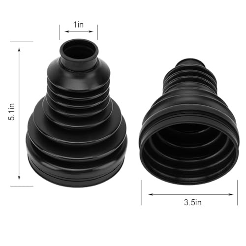 CV Axle Boot Compatible With Rhino 2.0 CV Front/Rear Axle Replacement Boot Kit
