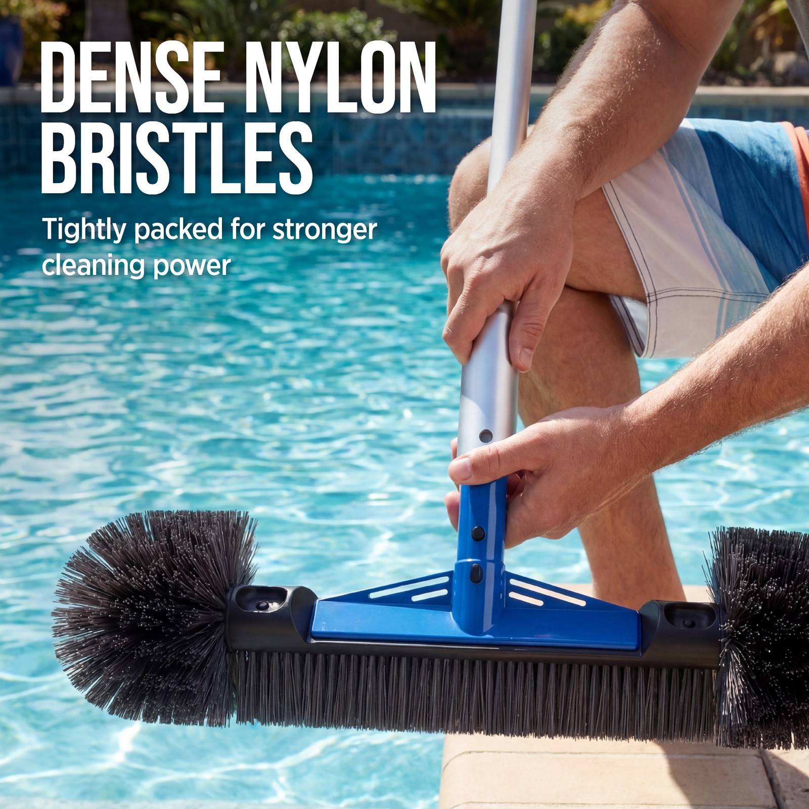 Best Choice Products Pool Cleaning Starter Kit – Pool Brush, Skimmer Net & Pole