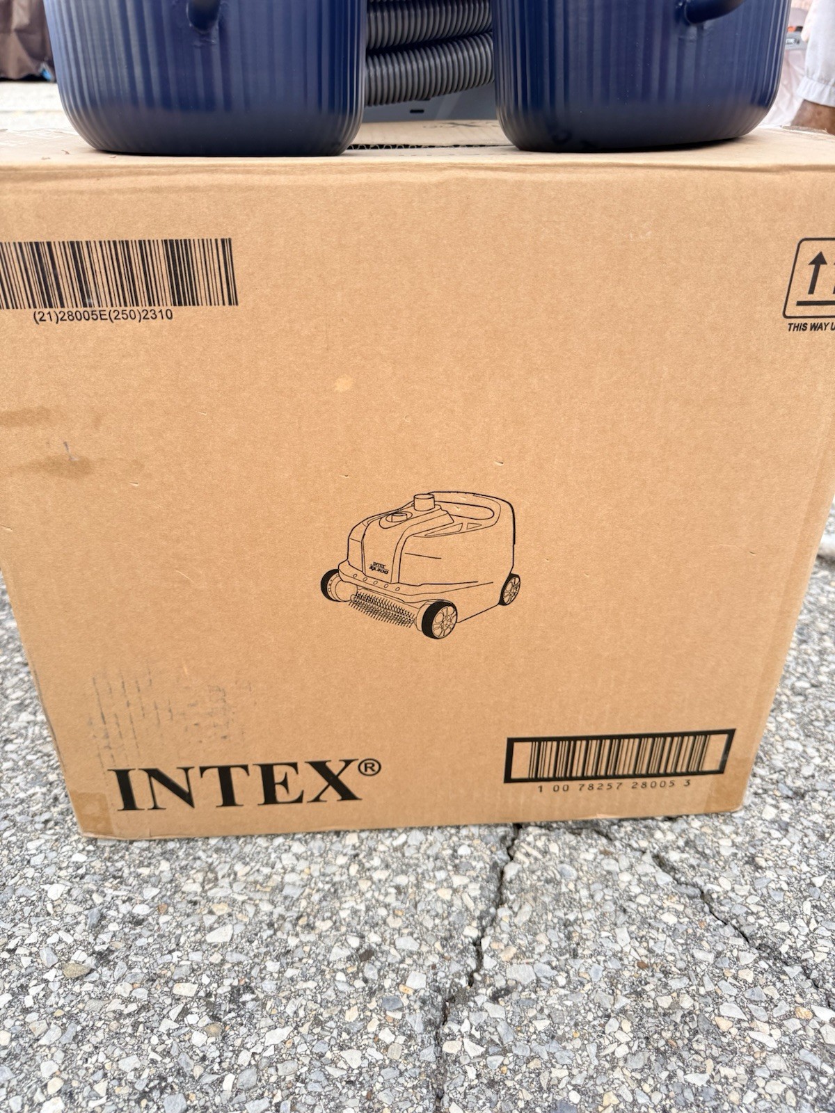 Intex 28005E Swimming Pool Floor and Wall Cleaner Robot Vacuum