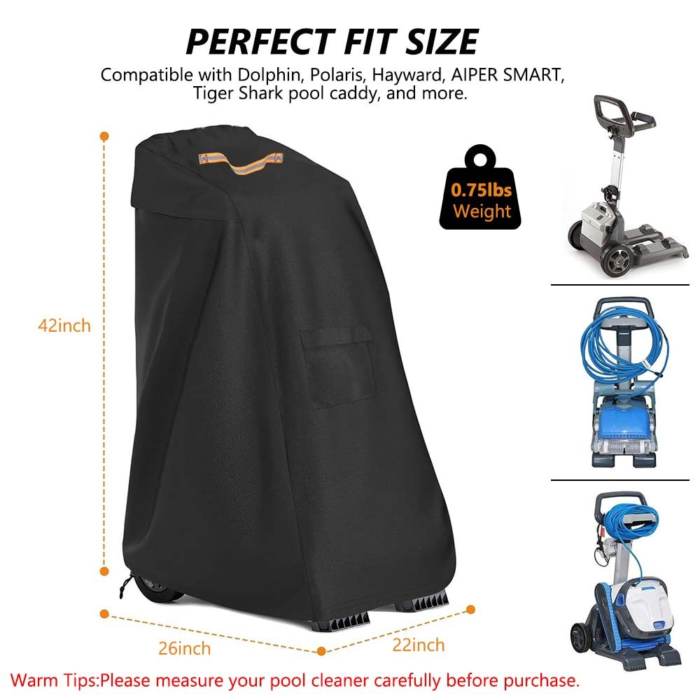 Robotic Pool Cleaner Caddy Cover Classic Outdoor Waterproof Vacuum Protector