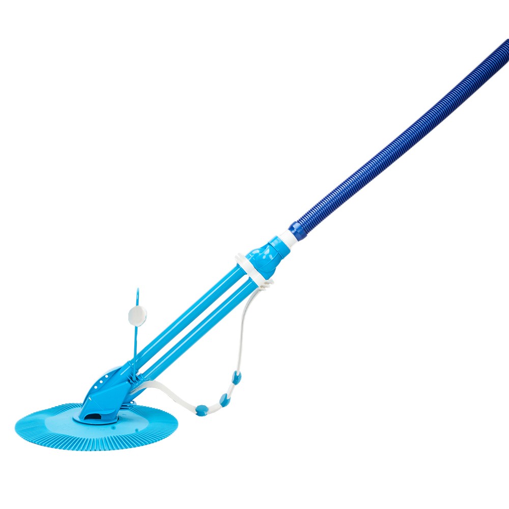 Automatic Swimming Pool Vacuum Cleaner Inground Above Ground & Hose Set Blue