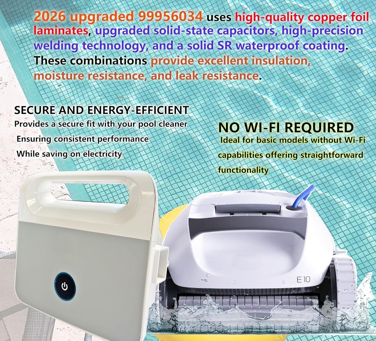 Upgraded Power Supply for Dolphin Robotic Pool Cleaners