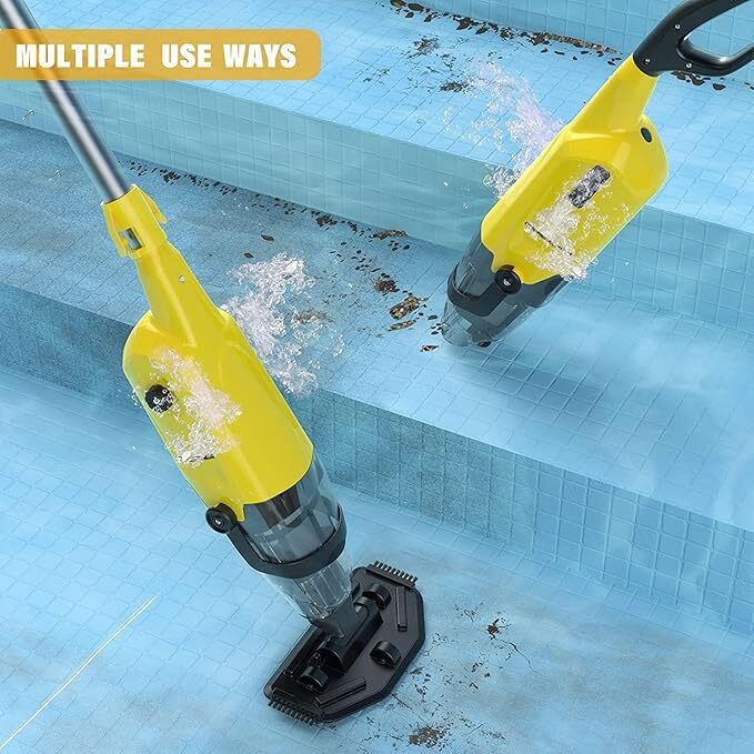 Rechargeable Handheld Cordless Pool Vacuum Cleaner Above Ground Pool / In Ground