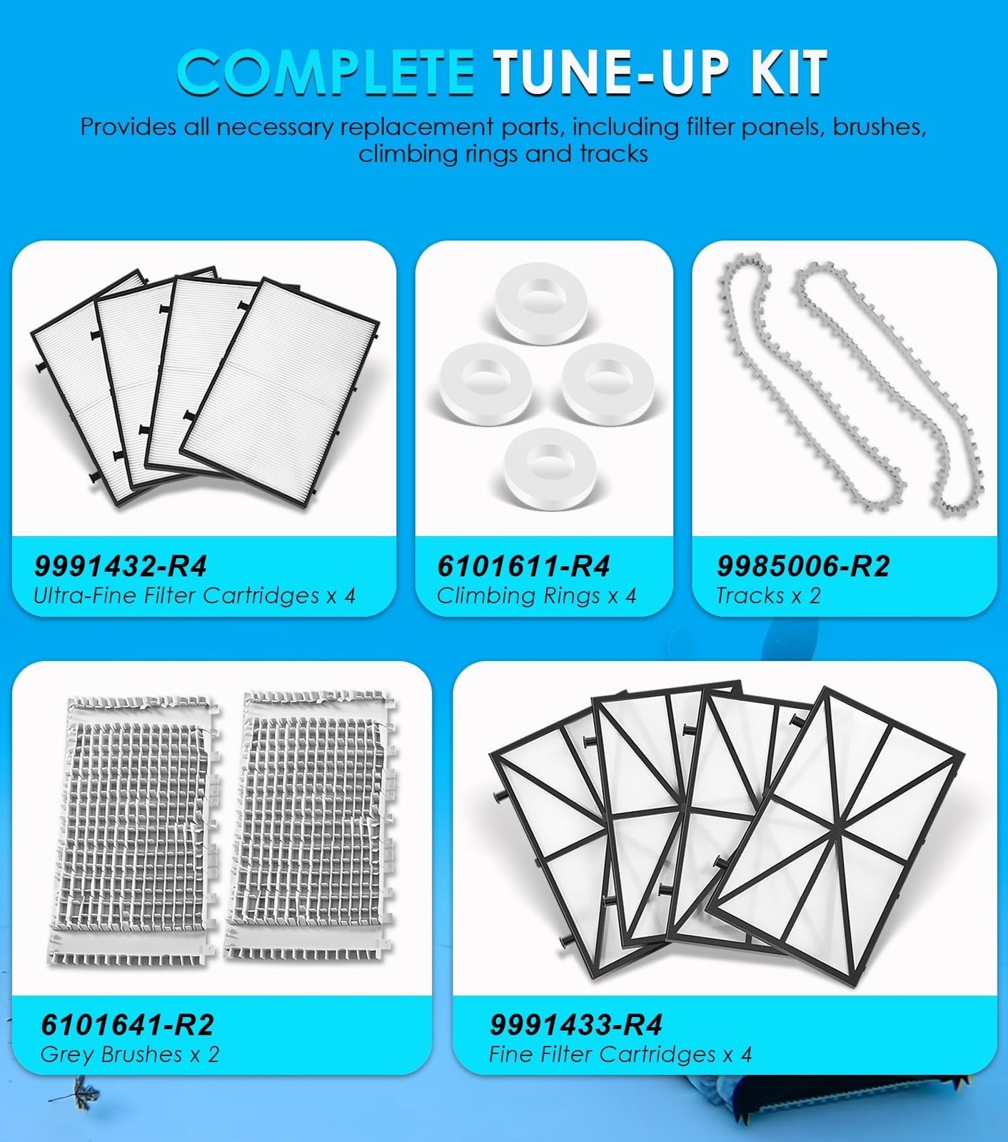 Tune Up Rebuild Kit for Maytronics Dolphin Nautilus CC Plus Robotic Pool Cleaner