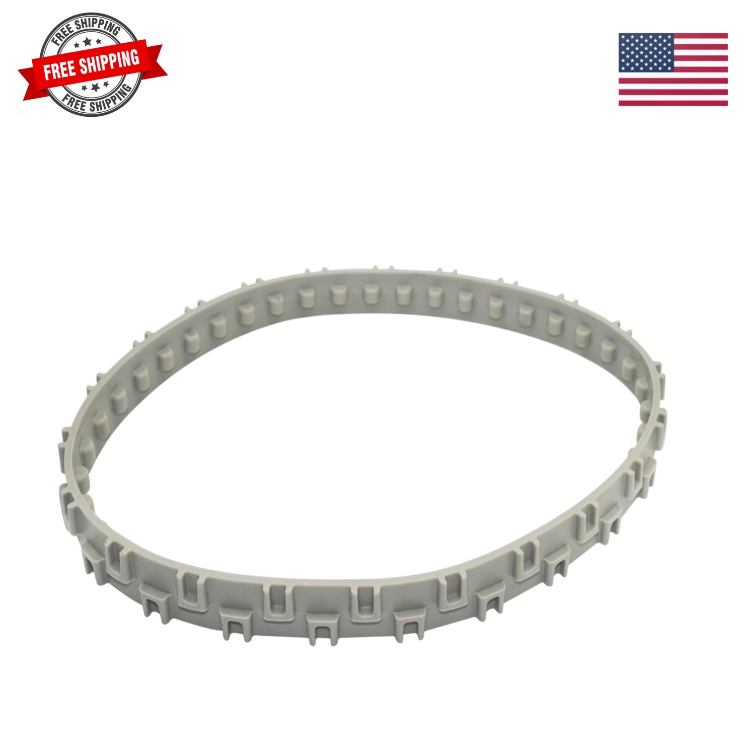 Drive Track Belt Replacement for SharkVac XL Robotic Pool and Spa Cleaners, Gray