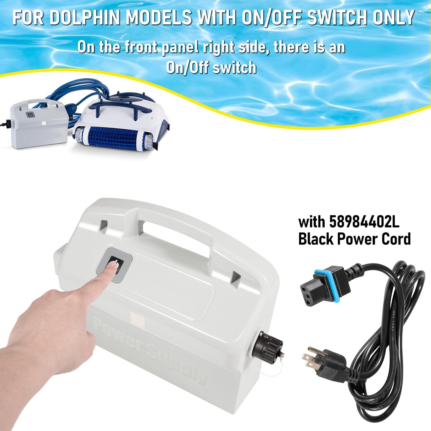 for Maytronics Dolphin Robotic Pool Cleaner 9995670 Assy Power Supply Unit
