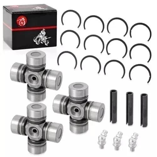 3PCS Front & Rear Prop Shaft U-Joint For Polaris General 1000 Ranger 1000