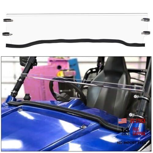 Clear Half Windshield Polycarbonate Compatible with Polaris 2008-2013 RZR 800