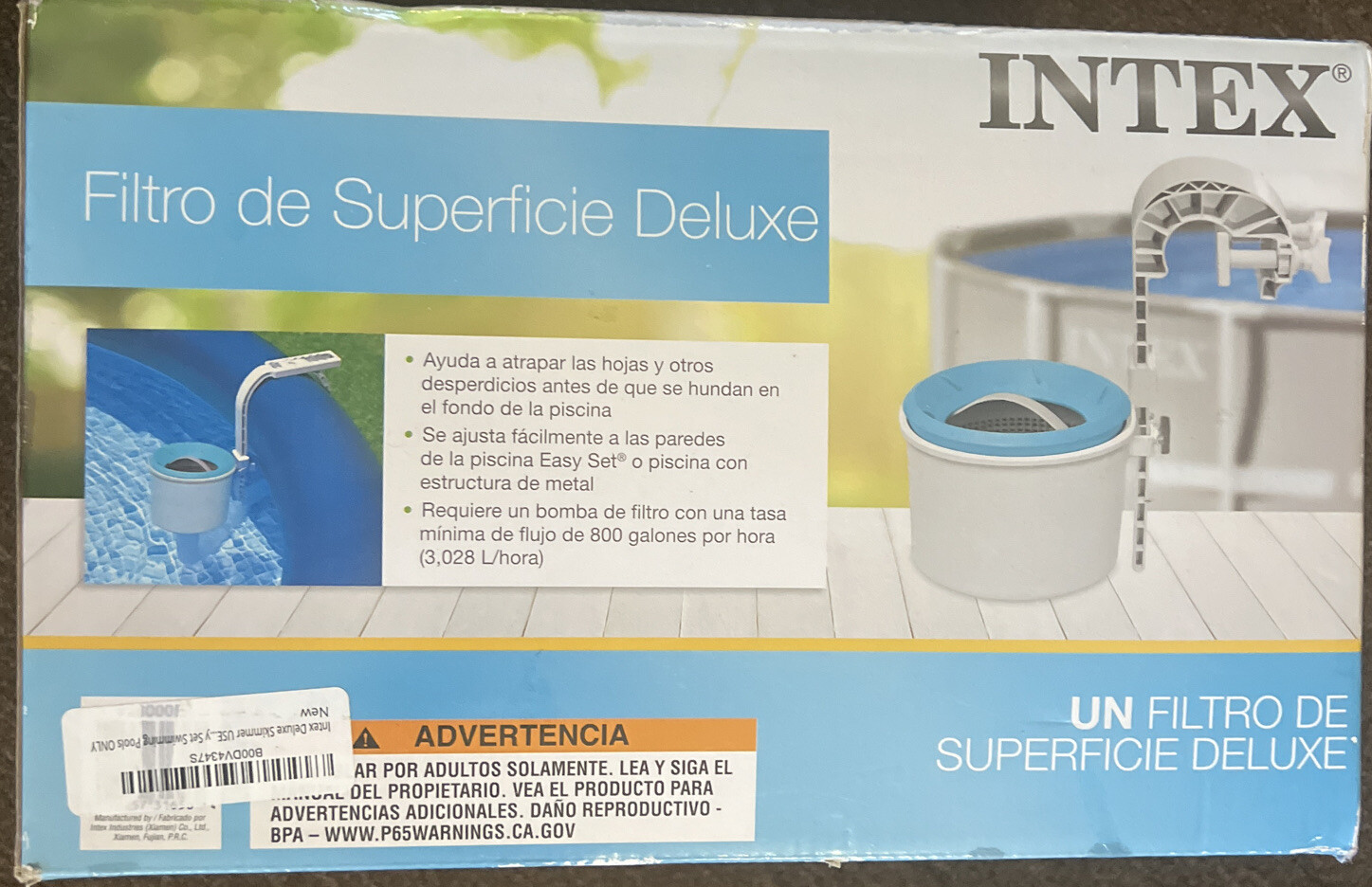 Intex 28000E Deluxe Wall Mount Surface Skimmer