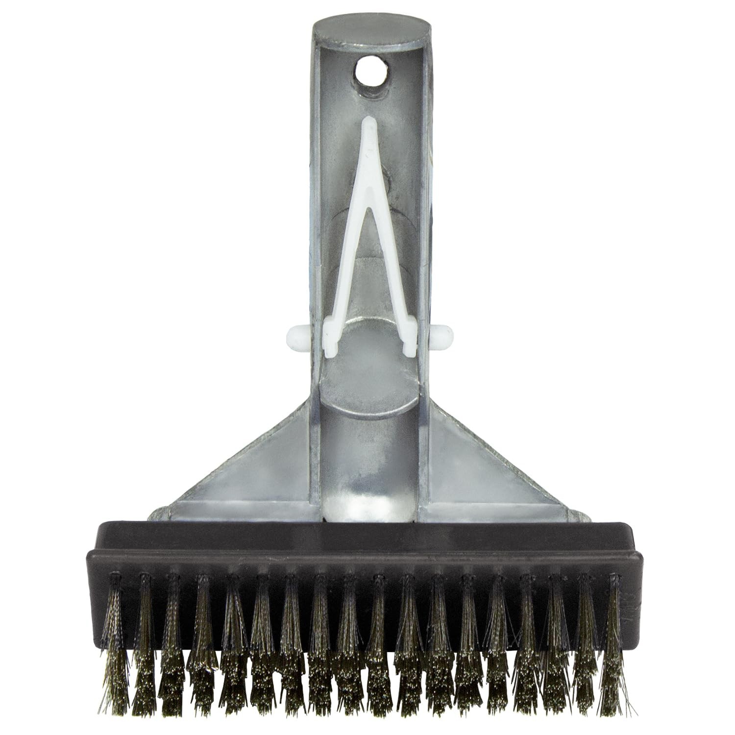 Stainless Steel Pool Brush, 5 Inch Aluminum Back, Heavy Duty Cleaning