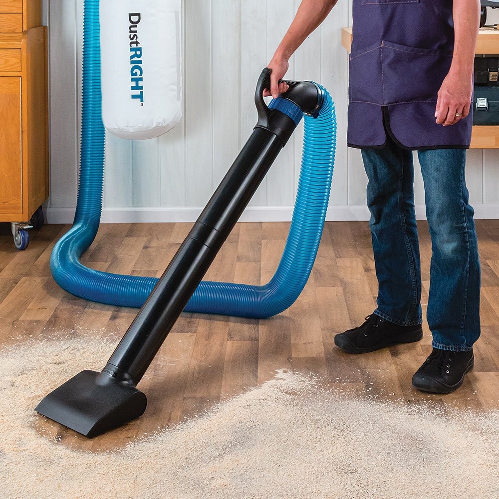 Dust Right 4 Quick Change Floor Sweep Dust Collector Accessories Kit Includes