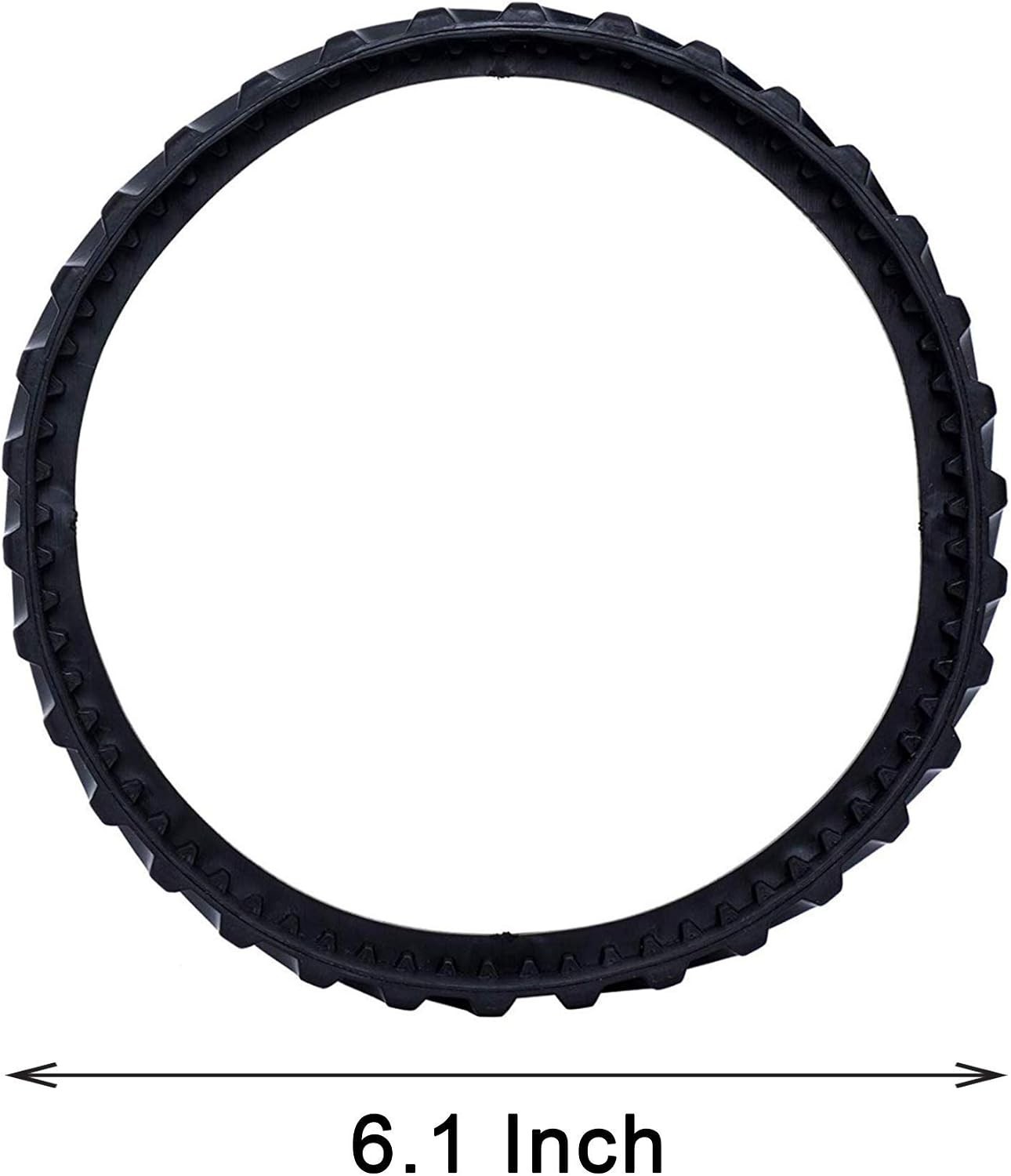 1 Pair R0526100 Heavy-Duty Rubber Replacement Tracks for MX6/MX8 Pool Cleaners
