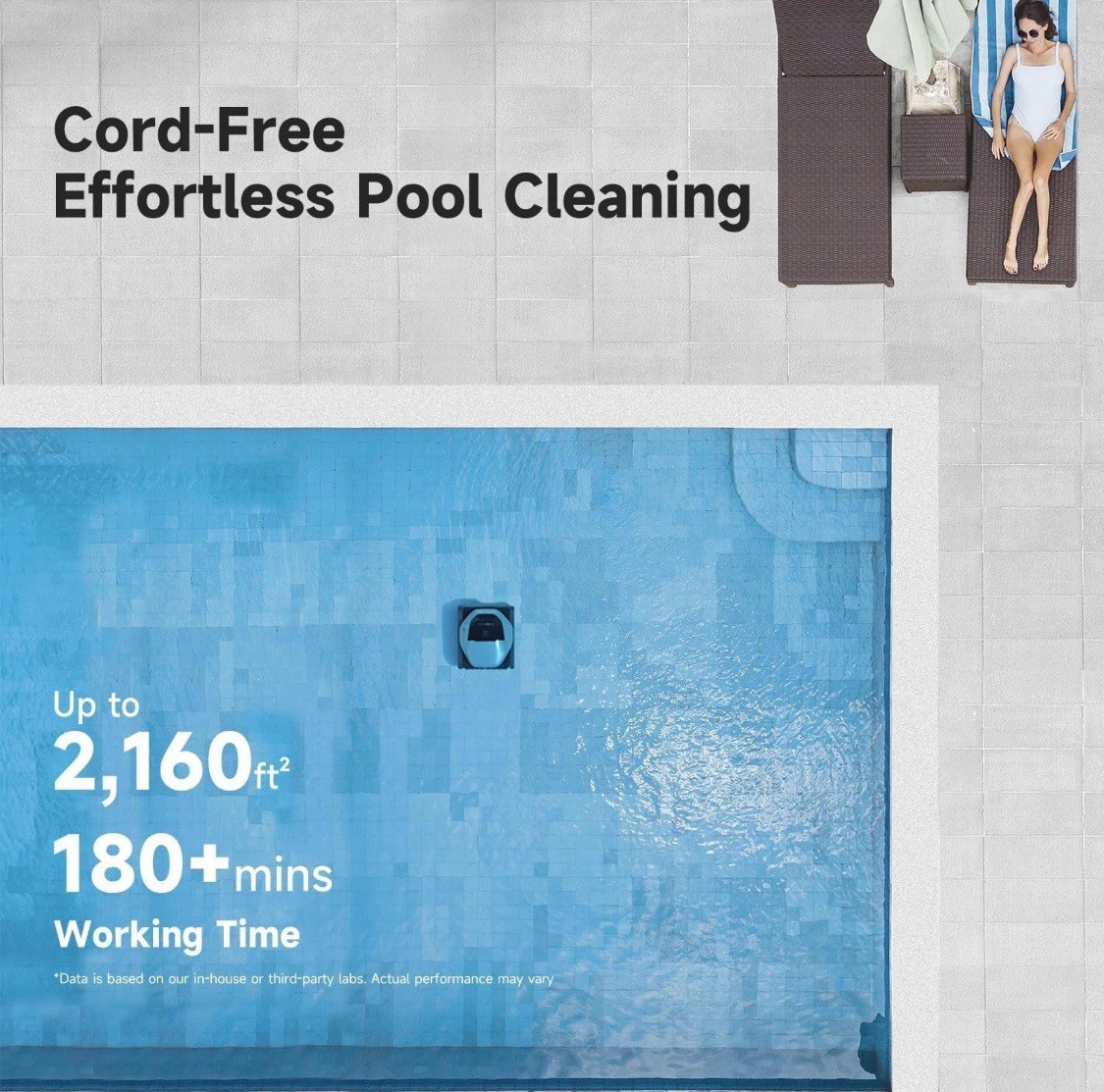 DREAME Z1 Pro Cordless Robotic Pool Cleaner LiFi APP Control Auto-Retrieval ｜New