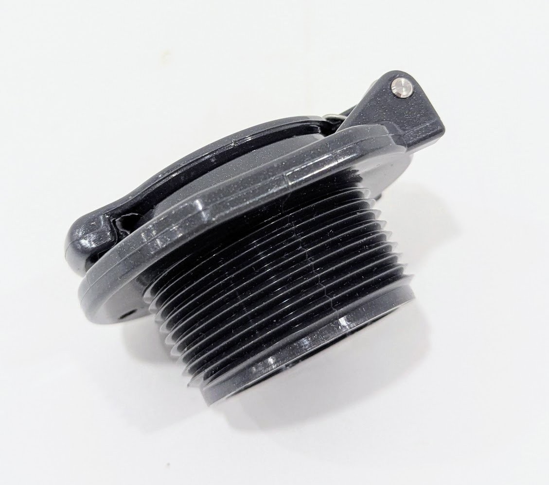 Hayward W400BDGRP Kit-Vac-Lock Free Rotation Safety Wall Fitting – Dark Gray OEM