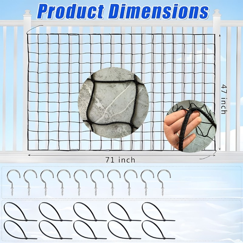 Oversized Swimming Pool Gear Holder Net Suitable For Beach Garden And Outdoor
