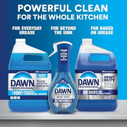 Dawn PRO Heavy Duty Powerwash, Bulk Foaming Dish Spray for 6 Starter Kits