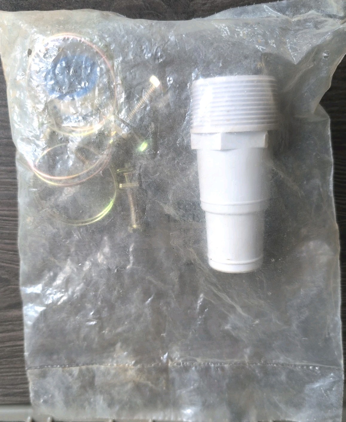 Hayward GM142DKIT Accessory Kit NOS Pool Hose Fitting + 4 Clamps + Teflon