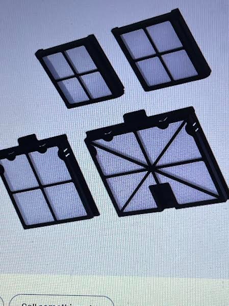 Filter Panels for Rough Debris Replacements 9991468-R4