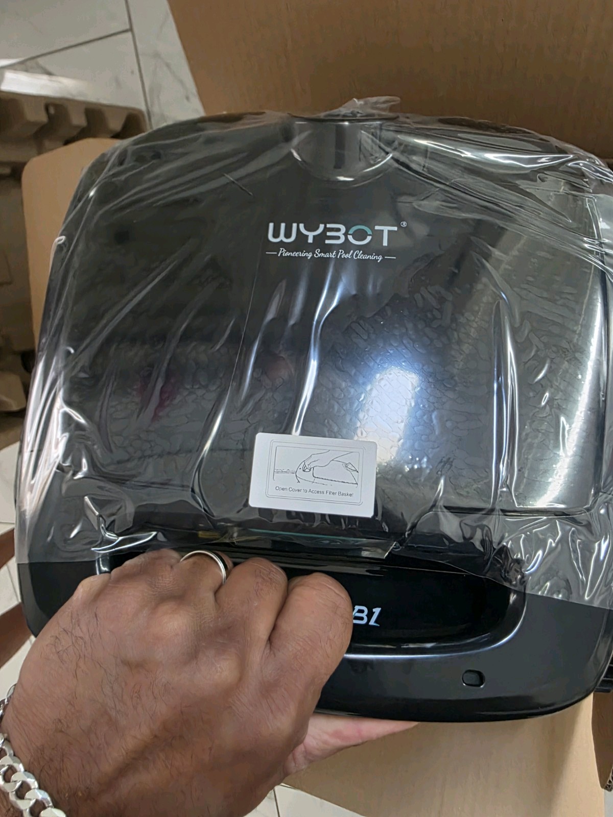 WYBOT B1 Cordless Robotic Pool Vacuum Inground App Navigation Carbon 2026 NEW