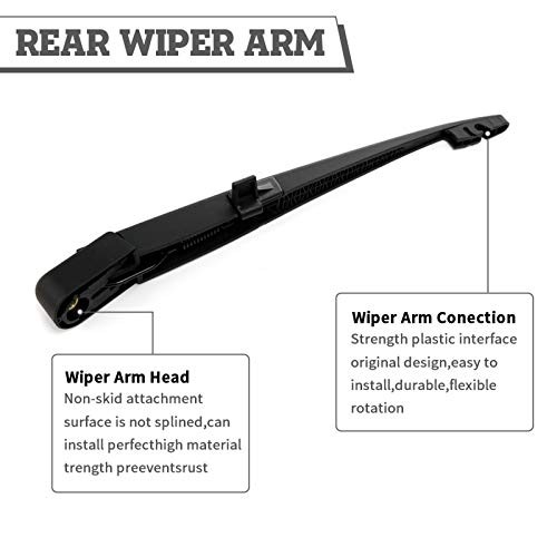 Rear Wiper Arm & Blade Kit,Exact-Fit Replacement for Nissan Armada 2005