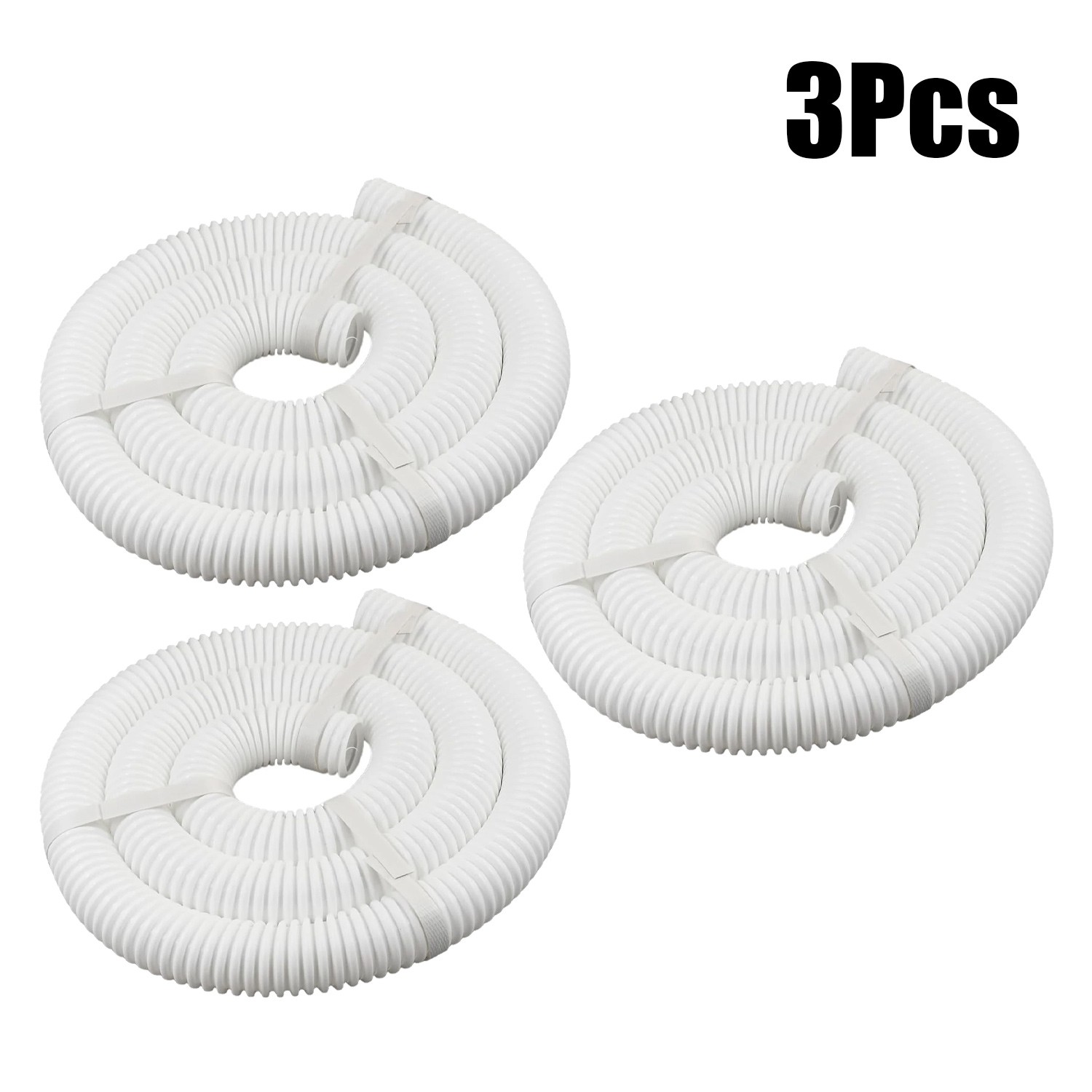 9-100-3102 FOR Polaris 360 6-Ft Pool Cleaner Cuff-less Feed Hose – 3 Pack