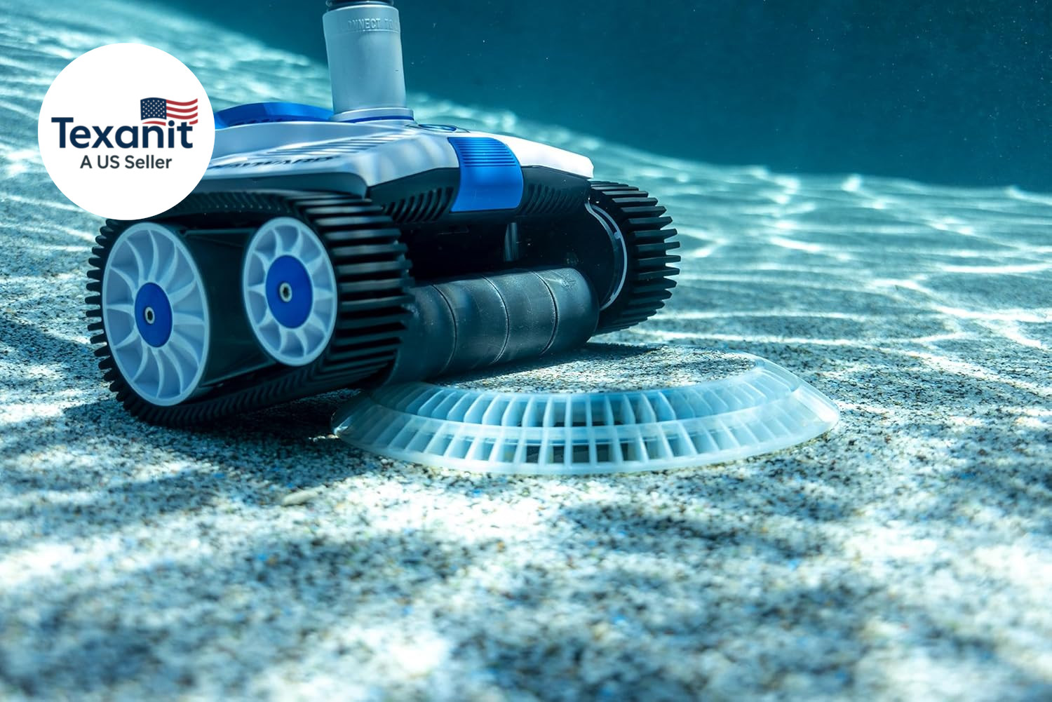 Tracvac Lightweight Automatic Suction Vacuum Cleaner for Inground Pools with Hos