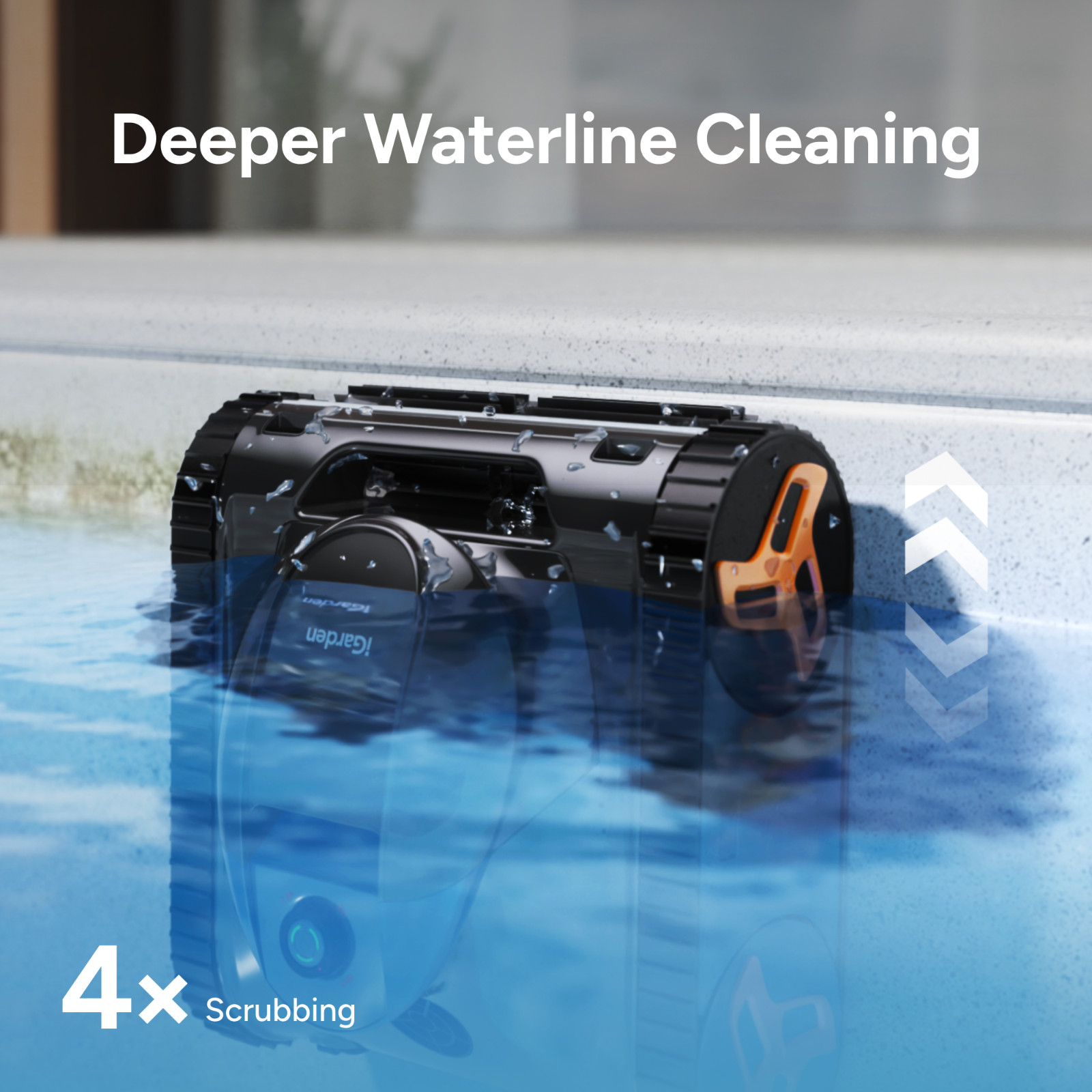 (2026 NEW) iGarden Robotic Pool Cleaner KN Series 210-Min Runtime