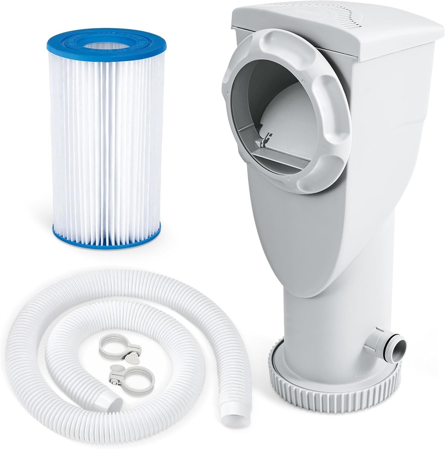 SkimmerPlus 1,500 GPH 2-in-1 Filter Pump and Skimmer System for Above Ground …
